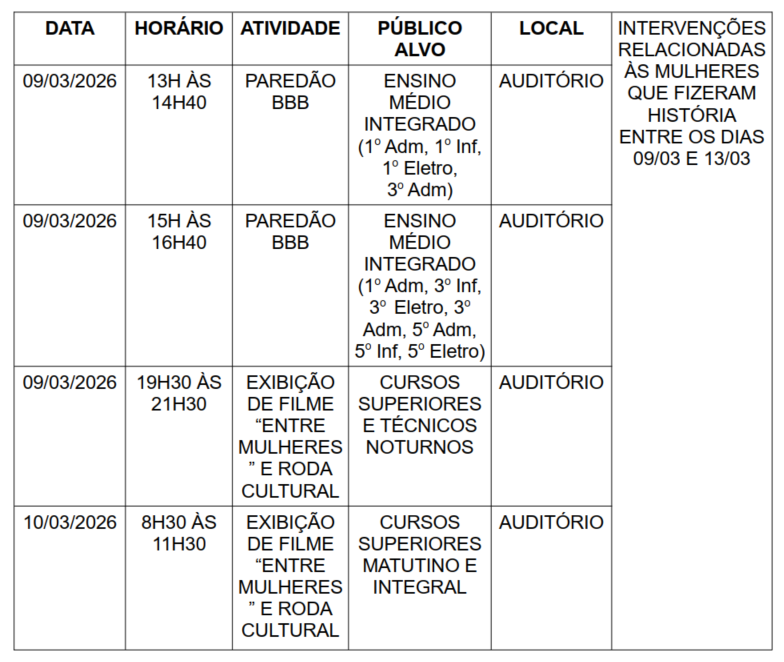 8m 26 programacao